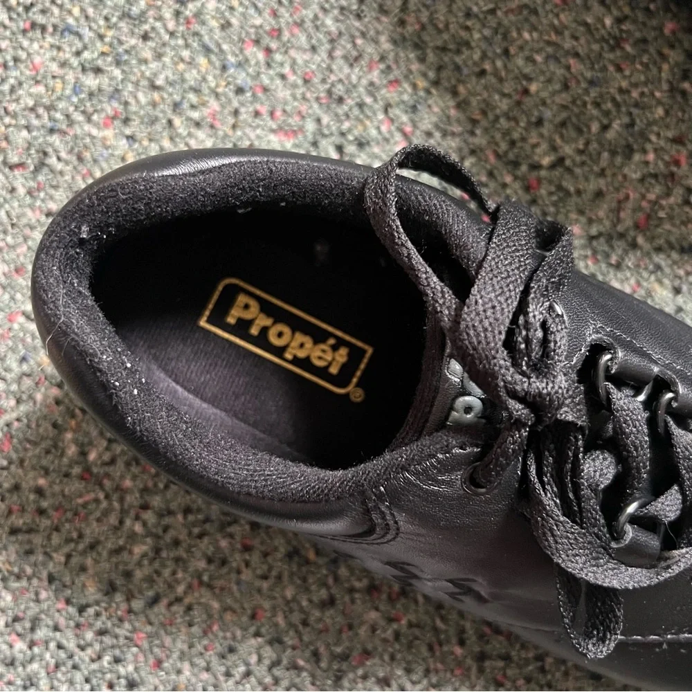 PROPET Black Vista Lace-Up Walker W3910 Oxford Leather Comfort Shoes Sz 8 XX(4E) - Picture 14 of 16